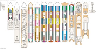 Caribbean Princess deck plans