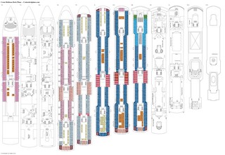 Costa Deliziosa deck plans