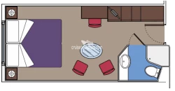 MSC Magnifica Oceanview Layout