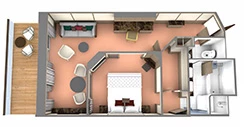 Penthouse Suite diagram