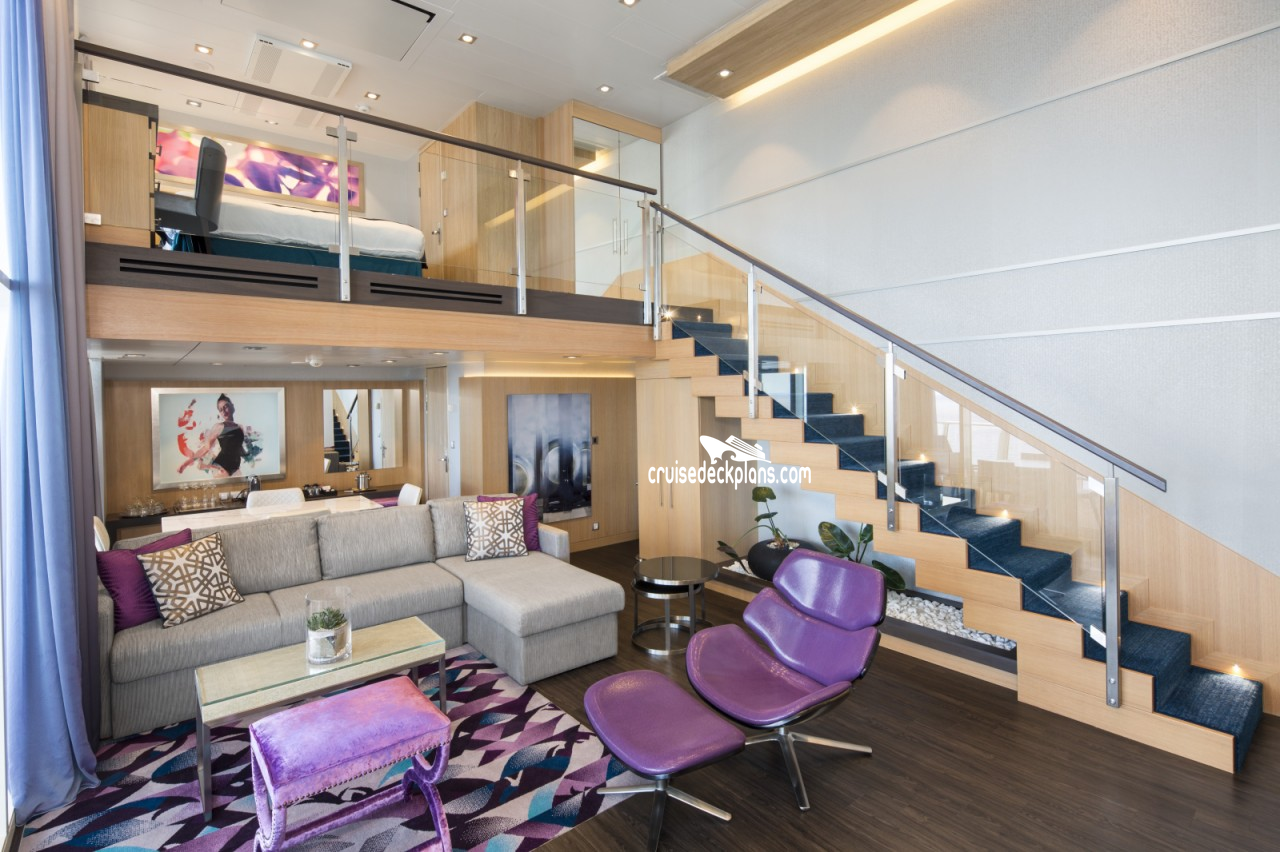 Symphony of the Seas Star Loft Suite Stateroom Details