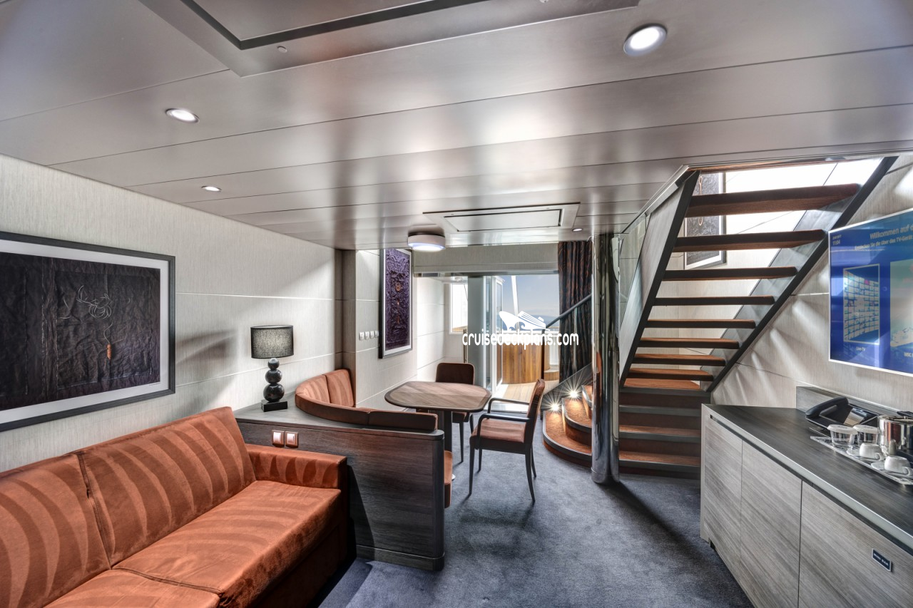 msc yacht club duplex suite meraviglia