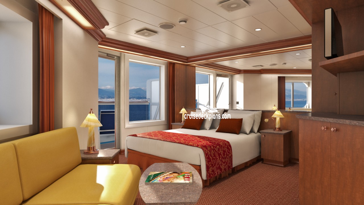 Carnival Dream Ocean Suite Stateroom