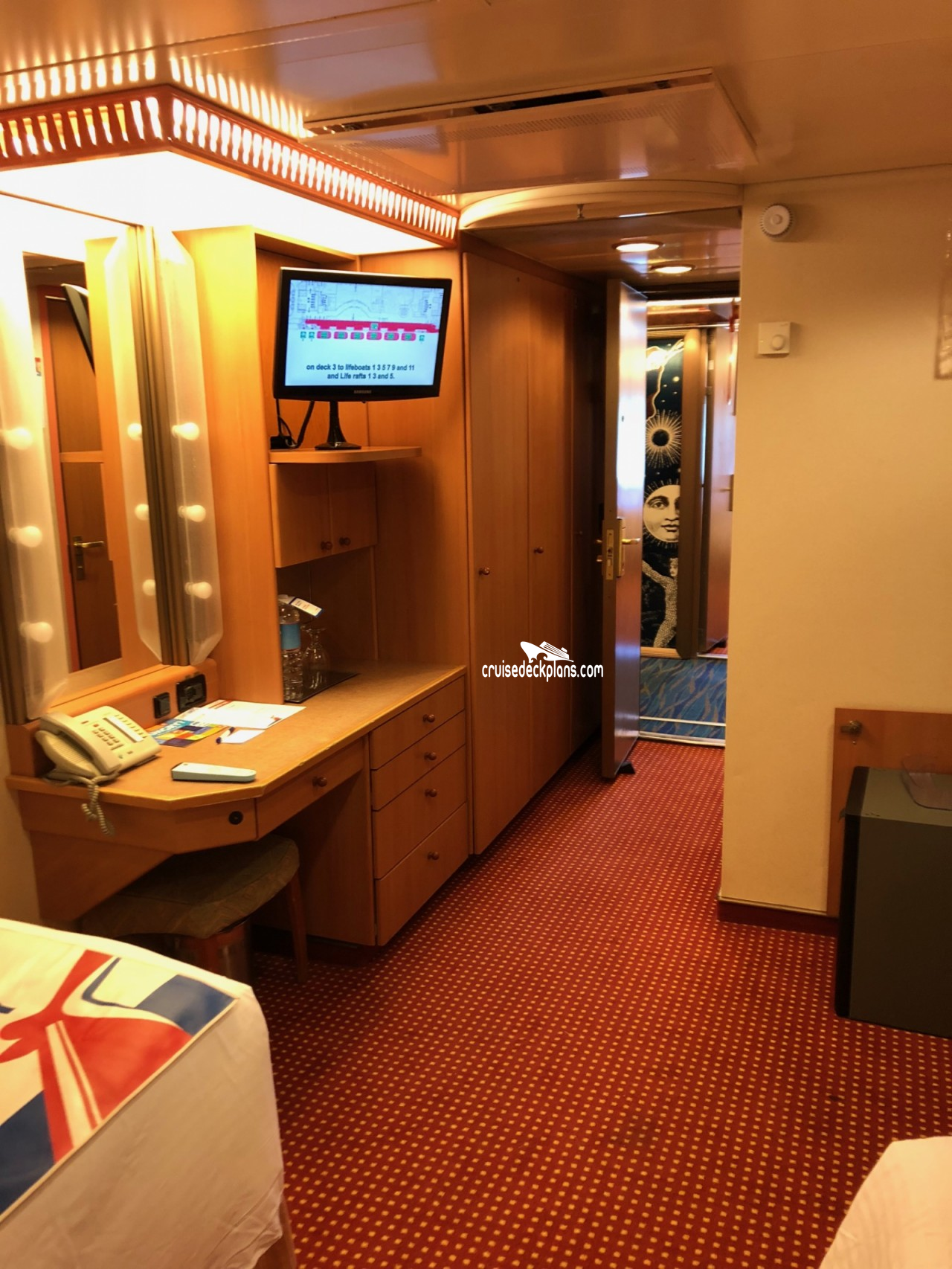 Carnival Miracle Interior Stateroom