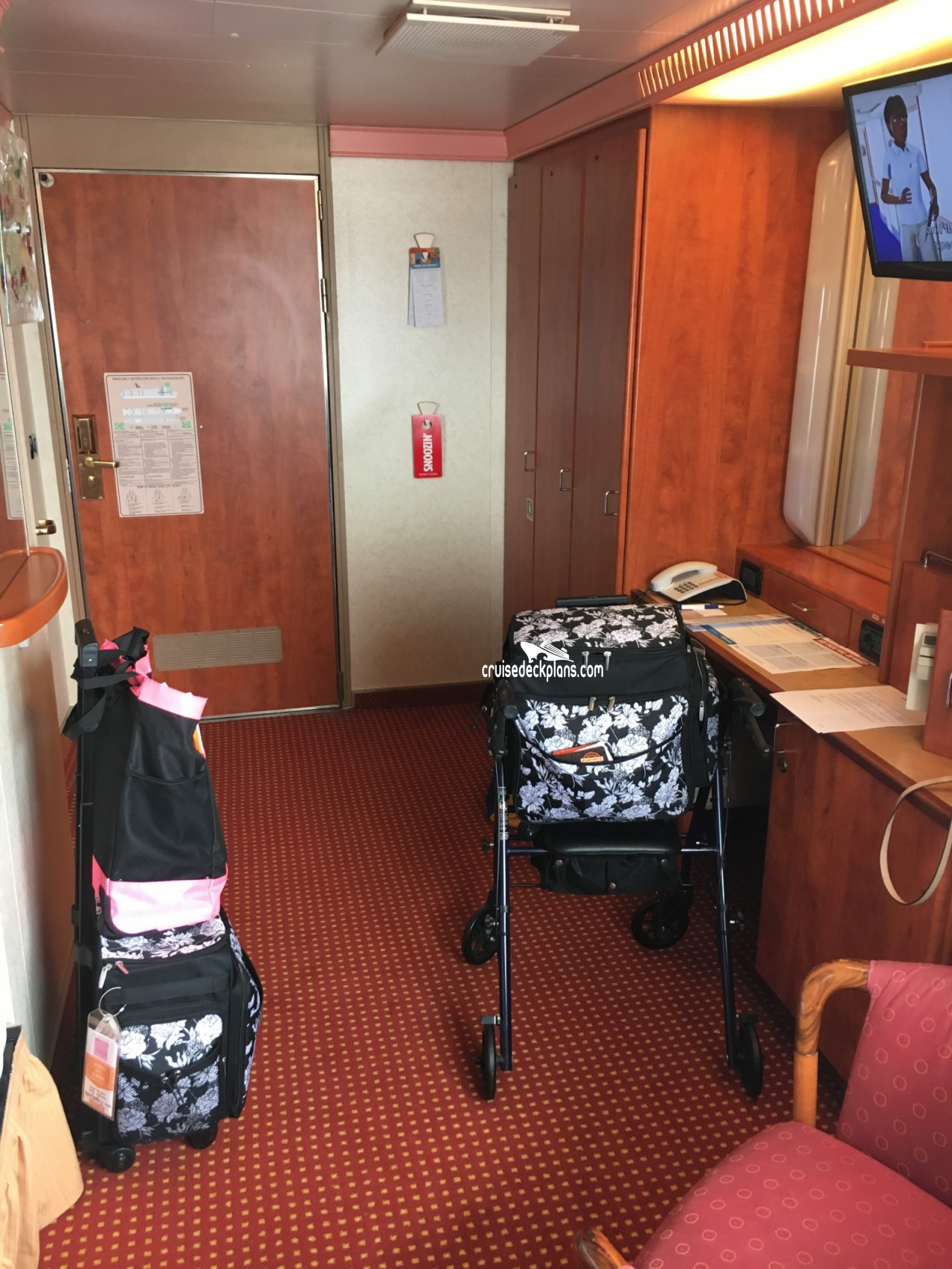 Carnival Valor Interior With Picture Window Stateroom
