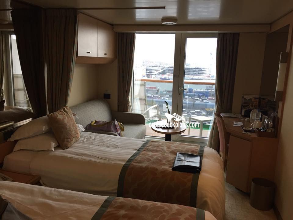 balcony arcadia cruise ship cabin photos