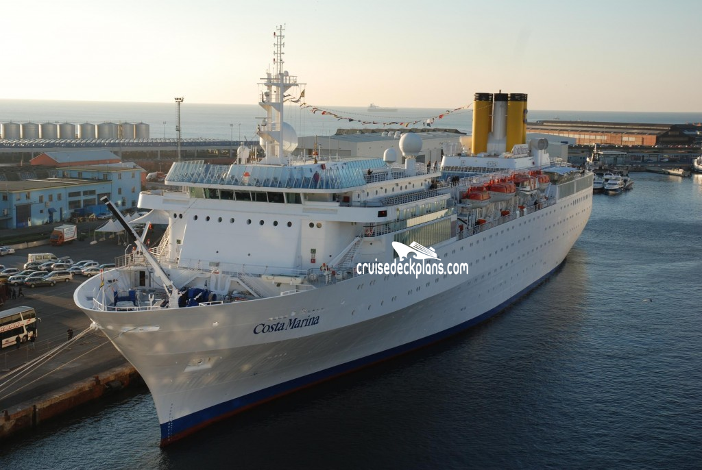 Costa Marina Deck Plans, Diagrams, Pictures, Video