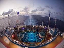 Carnival Dream Sunset Pool picture