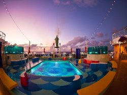 Carnival Dream Sunset Pool picture