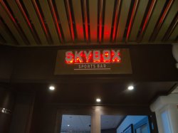 Carnival Victory Skybox Sports Bar picture Uploaded in 2018 Photo courtesy of Debra Gavazzi. Carnival Victory Skybox Sports Bar picture