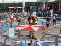 Freedom of the Seas Pool picture Uploaded in 2018 Photo courtesy of Rachel Atwood. Freedom of the Seas Pool picture