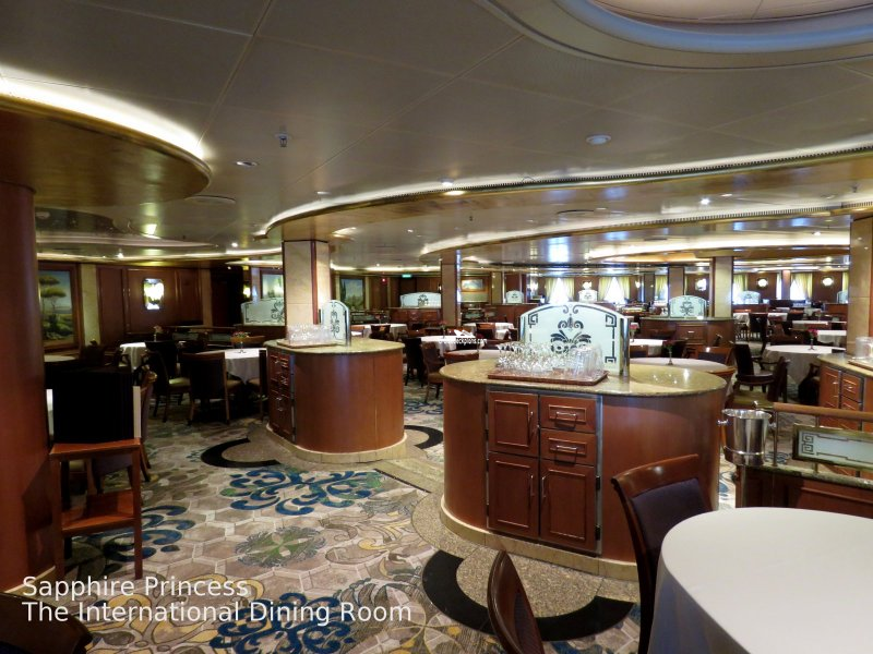 international dining room sapphire princess