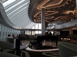 MSC Seaview Top Sail Lounge picture Uploaded in 2018 Photo courtesy of Monica Perin. MSC Seaview Top Sail Lounge picture