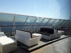 MSC Seaview Top Sail Lounge picture Uploaded in 2018 Photo courtesy of Monica Perin. MSC Seaview Top Sail Lounge picture