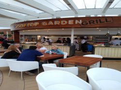 Celebrity Edge Rooftop Garden Grill picture Uploaded in 2018 Photo courtesy of Charles Parraga. Celebrity Edge Rooftop Garden Grill picture