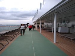 Celebrity Edge Jogging Track picture Uploaded in 2018 Photo courtesy of Charles Parraga. Celebrity Edge Jogging Track picture