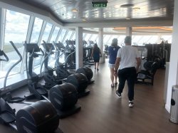 Celebrity Edge Fitness Center picture Uploaded in 2018 Photo courtesy of Nancy Socha. Celebrity Edge Fitness Center picture