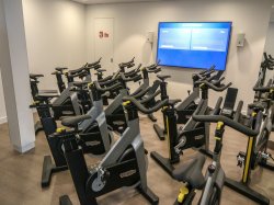Celebrity Edge Fitness Center picture Uploaded in 2018 Photo courtesy of Mike Preisman. Celebrity Edge Fitness Center picture