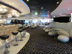 MSC Divina Black & White Lounge picture Uploaded in 2019 Photo courtesy of sissyfromcab. MSC Divina Black & White Lounge picture