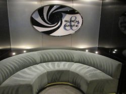 MSC Divina Black & White Lounge picture Uploaded in 2019 Photo courtesy of sissyfromcab. MSC Divina Black & White Lounge picture