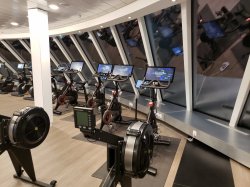 Celebrity Edge Fitness Center picture Uploaded in 2019 Photo courtesy of Theresa Dooley-Bollmann. Celebrity Edge Fitness Center picture