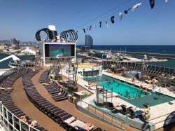 MSC Seaview Panorama Pool picture Uploaded in 2019 Photo courtesy of Denis Beauchemin. MSC Seaview Panorama Pool picture