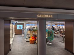Norwegian Encore Tradewinds and Duty Shops picture Uploaded in 2019 Photo courtesy of Chris Caulfield. Norwegian Encore Tradewinds and Duty Shops picture