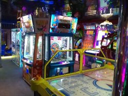 Carnival Conquest Video Arcade picture Uploaded in 2019 Photo courtesy of Debra Gavazzi. Carnival Conquest Video Arcade picture