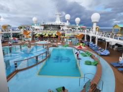 Freedom of the Seas Pool picture Uploaded in 2022 Photo courtesy of Felicia M Katsarov. Freedom of the Seas Pool picture