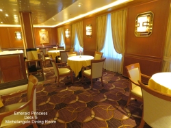 Emerald Princess Michelangelo Dining Room picture