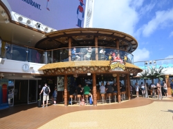 Carnival Celebration Red Frog Tiki Bar picture Uploaded in 2023 Photo courtesy of Scott Weinfeld. Carnival Celebration Red Frog Tiki Bar picture