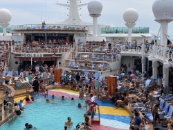 Liberty of the Seas Main Pool picture Uploaded in 2023 Photo courtesy of Steve Millay. Liberty of the Seas Main Pool picture