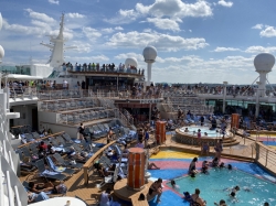 Liberty of the Seas Main Pool picture Uploaded in 2023 Photo courtesy of Steve Millay. Liberty of the Seas Main Pool picture