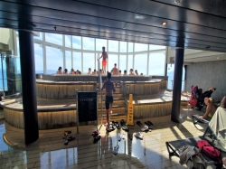 MSC World Europa Botanic Garden Pool picture Uploaded in 2023 Photo courtesy of Anne Bratton. MSC World Europa Botanic Garden Pool picture