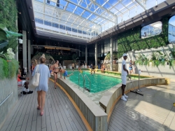 MSC World Europa Botanic Garden Pool picture Uploaded in 2023 Photo courtesy of Anne Bratton. MSC World Europa Botanic Garden Pool picture