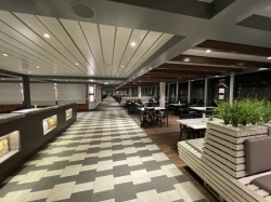 MSC Seashore Market Place Buffet picture Uploaded in 2023 Photo courtesy of Valerio Maffezzini. MSC Seashore Market Place Buffet picture