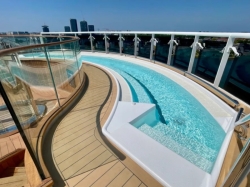 MSC Euribia Atmosphere Pool picture Uploaded in 2023 Photo courtesy of Elena. MSC Euribia Atmosphere Pool picture