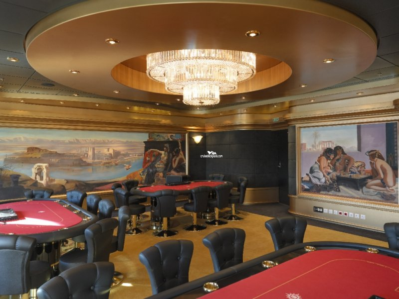 cruise ships with poker rooms