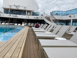 Sun Princess Main Pools picture Uploaded in 2024 Photo courtesy of Steve Millay. Sun Princess Main Pools picture