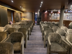 Westerdam Explorers Lounge picture Uploaded in 2024 Photo courtesy of Steve Millay. Westerdam Explorers Lounge picture