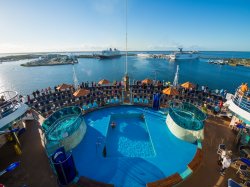 Carnival Dream Sunset Pool picture
