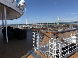 Majestic Princess Outdoor Smoking Lounge Area picture