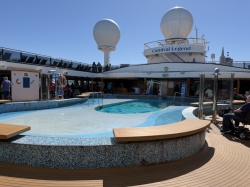 Carnival Legend Avalon Main Pool picture Uploaded in 2025 Photo courtesy of Scott Weinfeld. Carnival Legend Avalon Main Pool picture