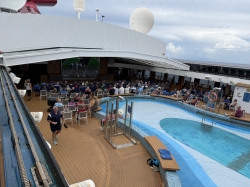 Carnival Legend Avalon Main Pool picture Uploaded in 2025 Photo courtesy of Scott Weinfeld. Carnival Legend Avalon Main Pool picture