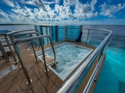 Star Princess Wake View Terrace picture Uploaded in 2025 Photo courtesy of Joshua Zufelt. Star Princess Wake View Terrace picture