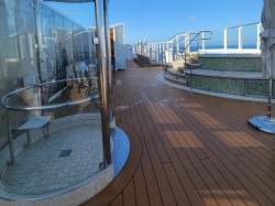 Norwegian Encore Vibe Beach Club picture Uploaded in 2025 Photo courtesy of Lisa DeLuca. Norwegian Encore Vibe Beach Club picture