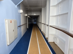 Icon of the Seas Running Track picture Uploaded in 2026 Photo courtesy of Celeste Agnew. Icon of the Seas Running Track picture