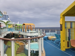 Icon of the Seas Chill Island Deck 16 picture Uploaded in 2026 Photo courtesy of Celeste Agnew. Icon of the Seas Chill Island Deck 16 picture