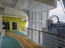 Icon of the Seas Running Track picture Uploaded in 2026 Photo courtesy of Celeste Agnew. Icon of the Seas Running Track picture