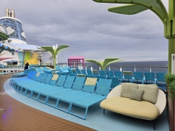 Icon of the Seas Chill Island Deck 16 picture Uploaded in 2026 Photo courtesy of Celeste Agnew. Icon of the Seas Chill Island Deck 16 picture